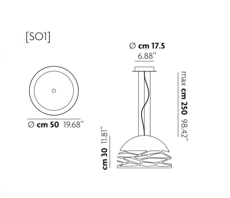 Studio Italia Design Kelly SO1 141016 matt black подвесной светильник 112049 - Вид №4