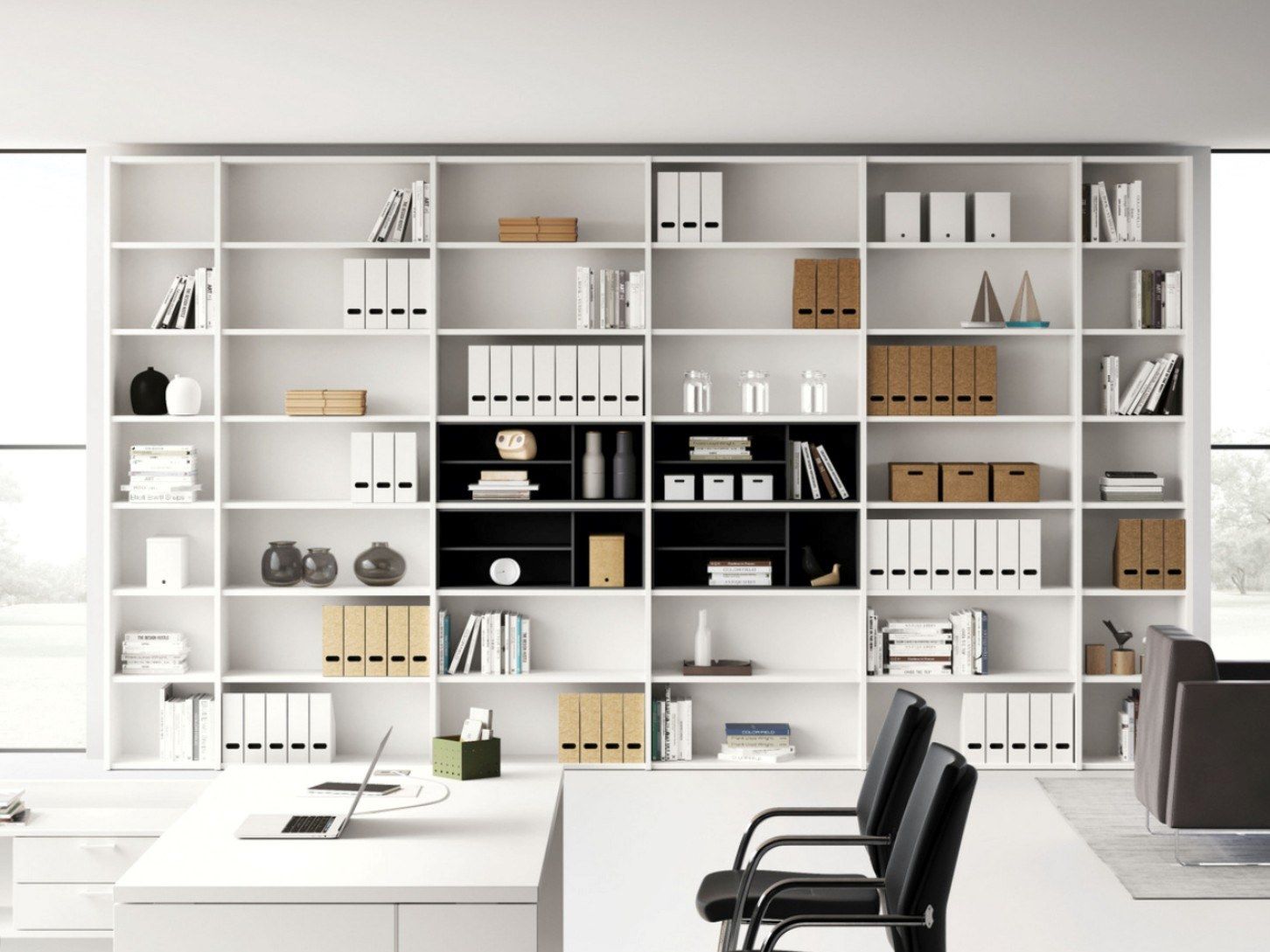 Книжный магазин в дневное время Las Mobili Delta Evo ARCH-00027733