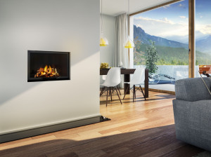 Стальной дровяной камин