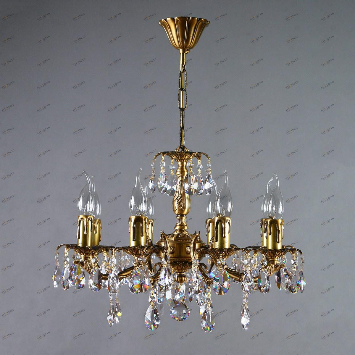 Подвесная люстра Ambiente Benisa 2226/8 AB Tear Drop бронза AMBIENTE ДИЗАЙНЕРСКИЕ, BENISA 188214 Бронза 