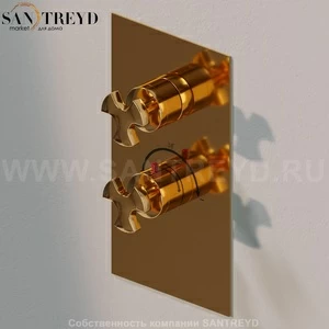 Flaminia EVERGREEN Термостат золотой EGBT1