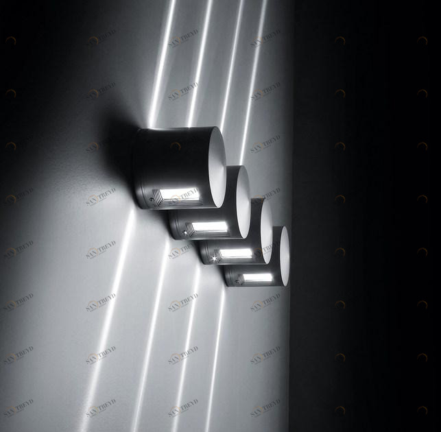 SIMES Светодиодный настенный светильник прямого и непрямого света для наружного освещения из литого под давлением алюминия sun-id-1366562