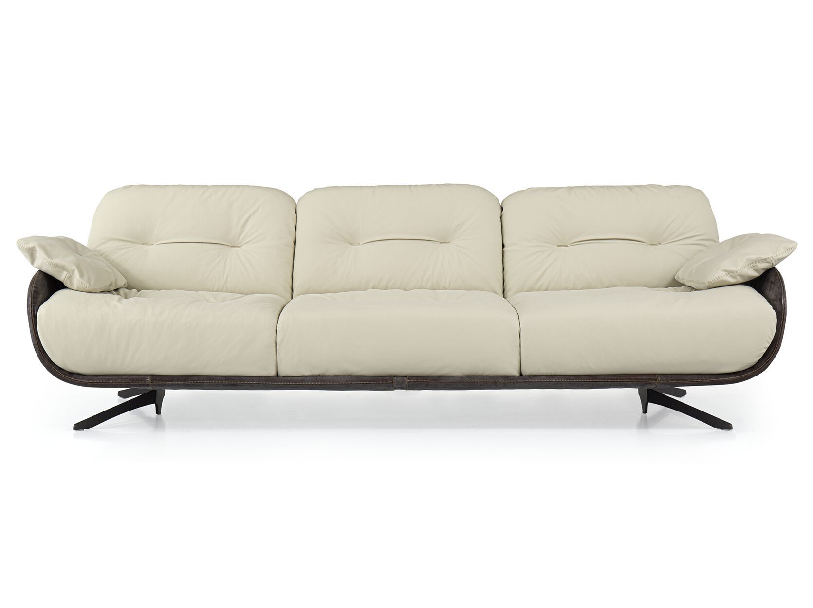 3-местный кожаный диван Borzalino Ayton ARCH-00106302