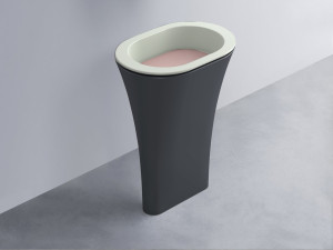 AMLA65-PM+AMPILO-CP+AMCOLO-BA Раковина Amedeo Ovale отдельностоящая cielo Enjoy + Amedeo