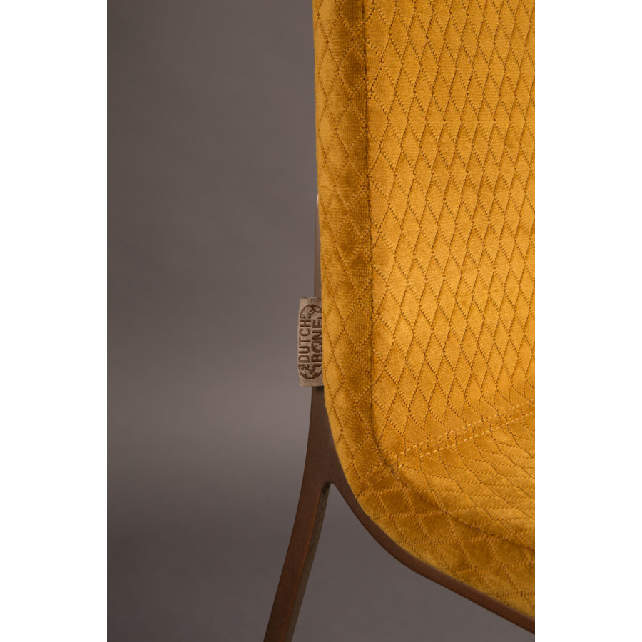 Стул Flor оранжевый Dutchbone 1100291 - Вид №7