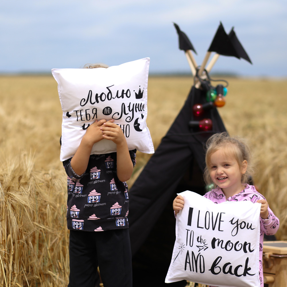 Наволочка I Love You VAMVIGVAM  281820 Белый;черный Santreyd  - Вид №3