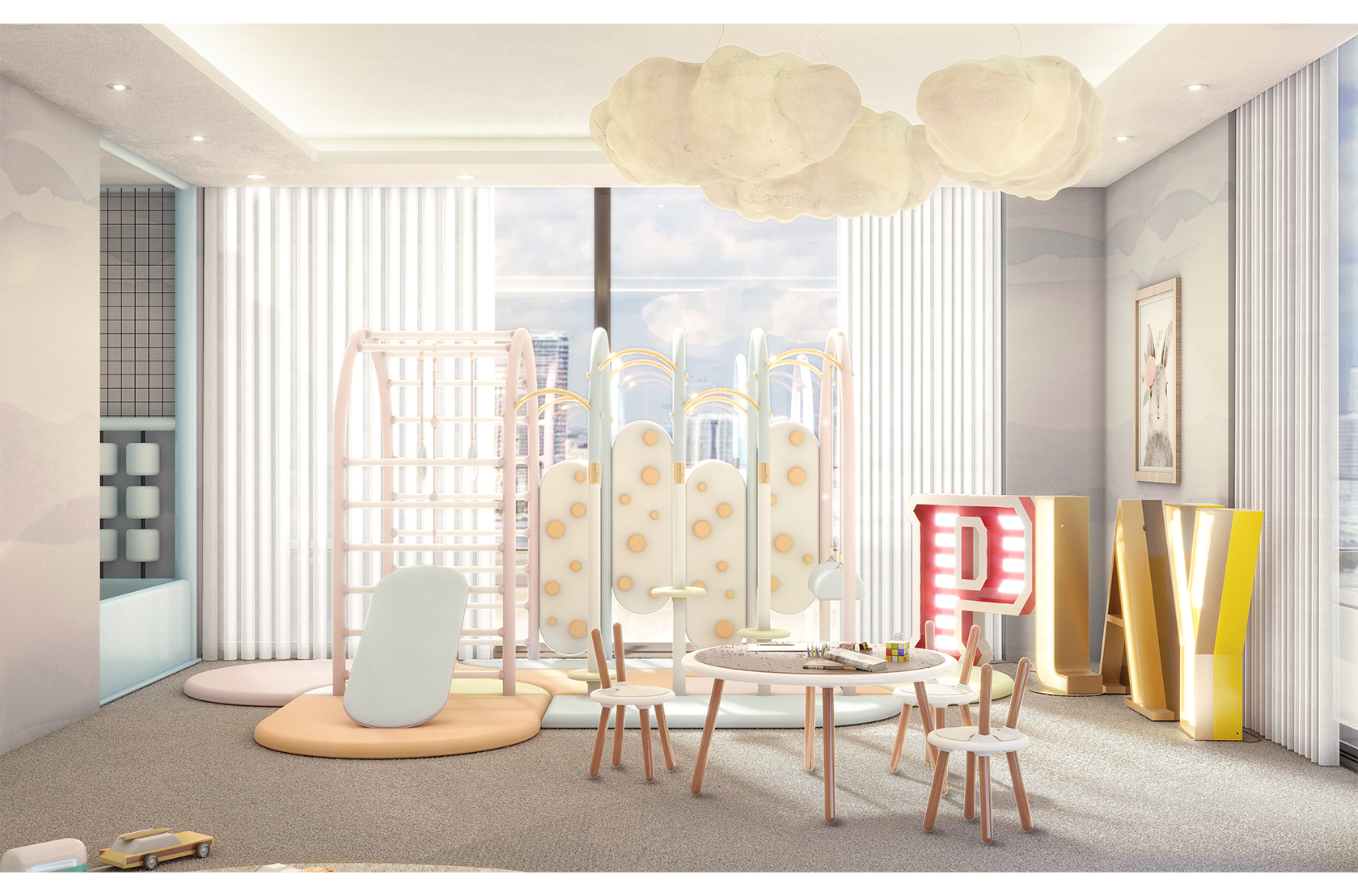 CIST130 Настольная лампа в детскую Буква Л Circu  - Вид №1