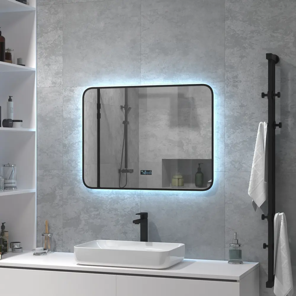 Зеркало Santreyd Drive с LED-подсветкой для ванной 60×80 см 84855256 STLM-0056144