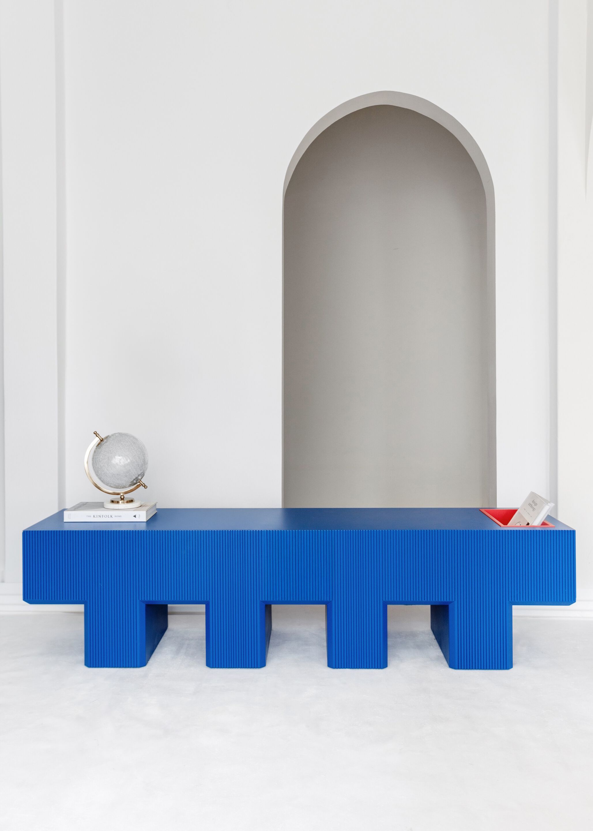 Лакированная деревянная скамья YET. Design Studio LEGO ARCH-00031252 - Вид №6