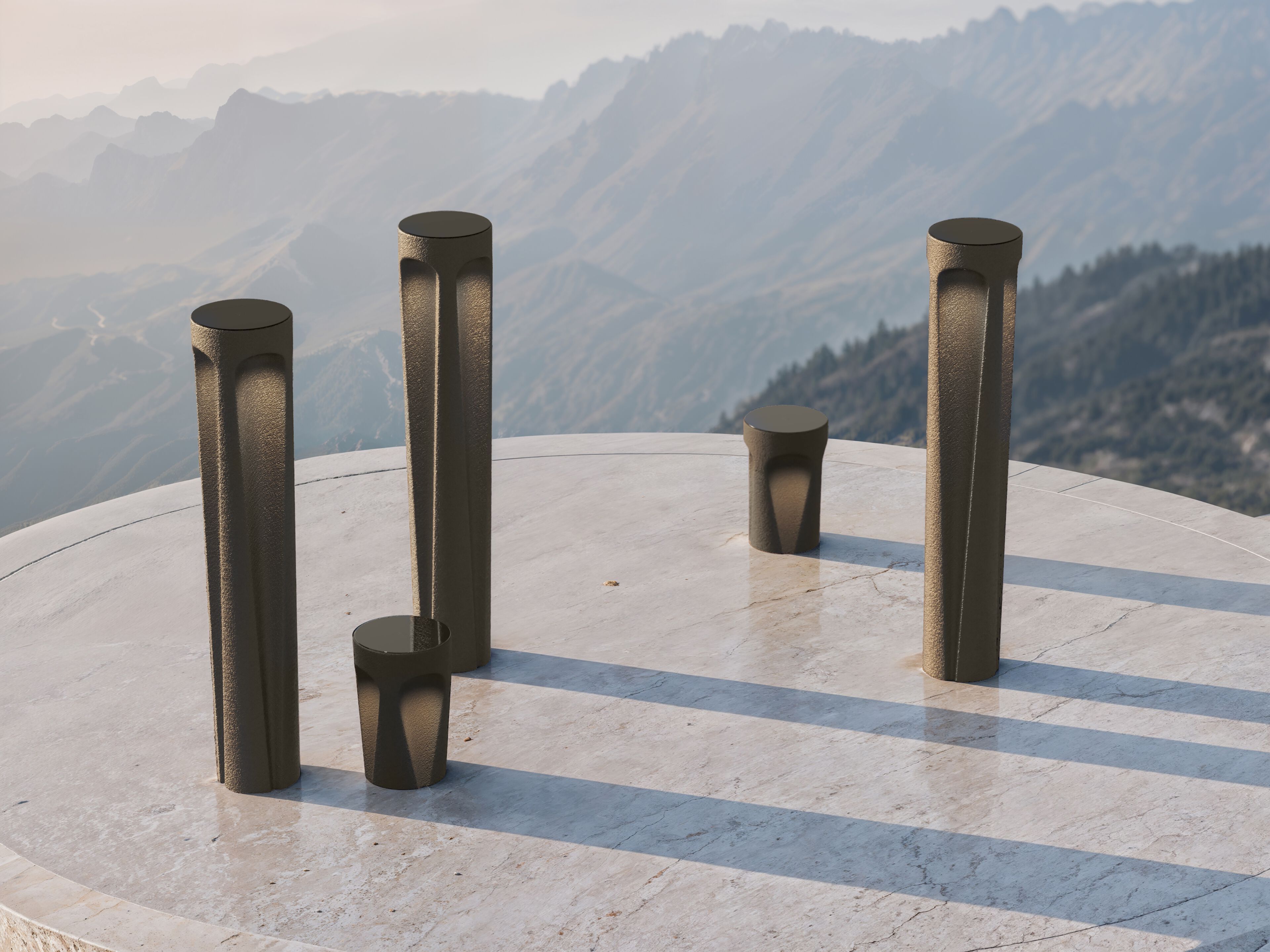 Напольная лампа из песчаника SNOC Savio ARCH-00115672 - Вид №5