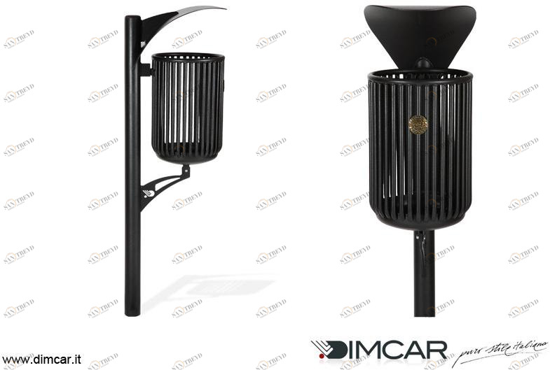 DIMCAR Подземный металлический контейнер с крышкой для использования вне помещений Elite 205