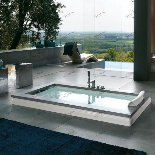 Ванна встроенная без гидромассажа Aura Uno Design 9450-114 Jacuzzi 9450114