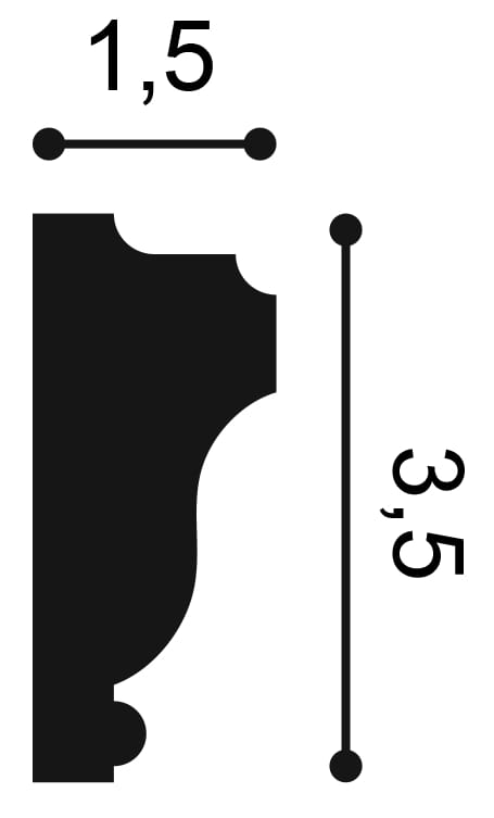 Планка Orac PX117 ARCH-00132961 - Вид №1