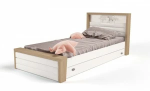 Кровать ABC-KING 190х90 №4MIX OCEAN №4 (с мяг.изнож) (cream)