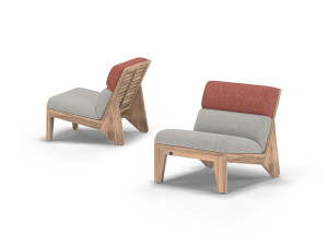 Садовое кресло из тикового дерева