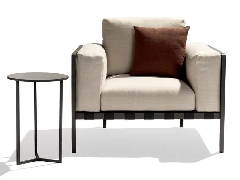 Мягкое кресло с подлокотниками TRIBÙ Natal Alu ARCH-00126308