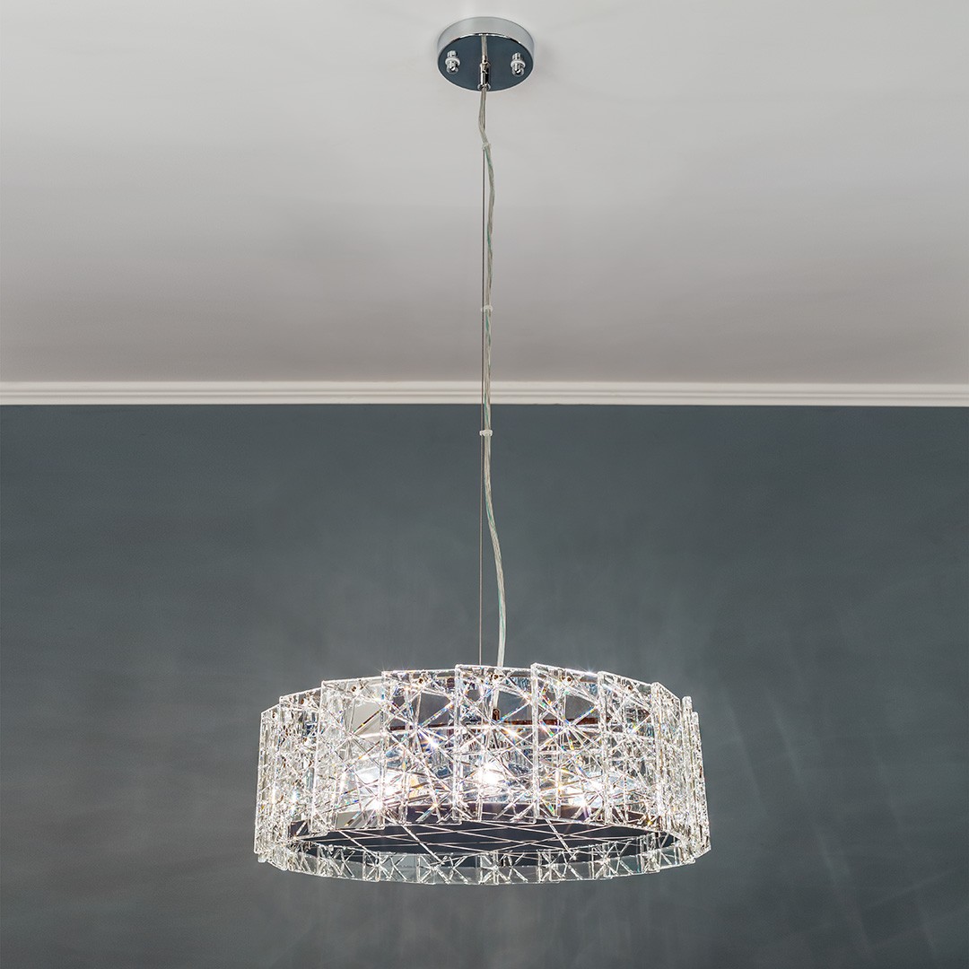 Frezia Light 1022 хром люстра подвесная 120144 - Вид №2