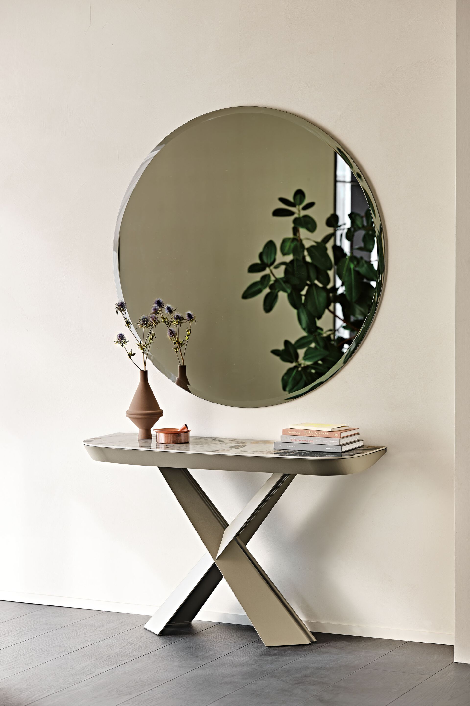 Выдвижная консоль полумесяца Cattelan italia TERMINAL KERAMIK DRIVE ARCH-00128217 - Вид №1