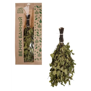 Веник для сауны березовый Главбаня Невский банщик