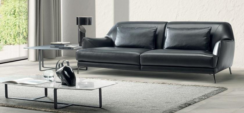 Natuzzi 2-х местный кожаный диван sun-id-1393905 - Вид №1