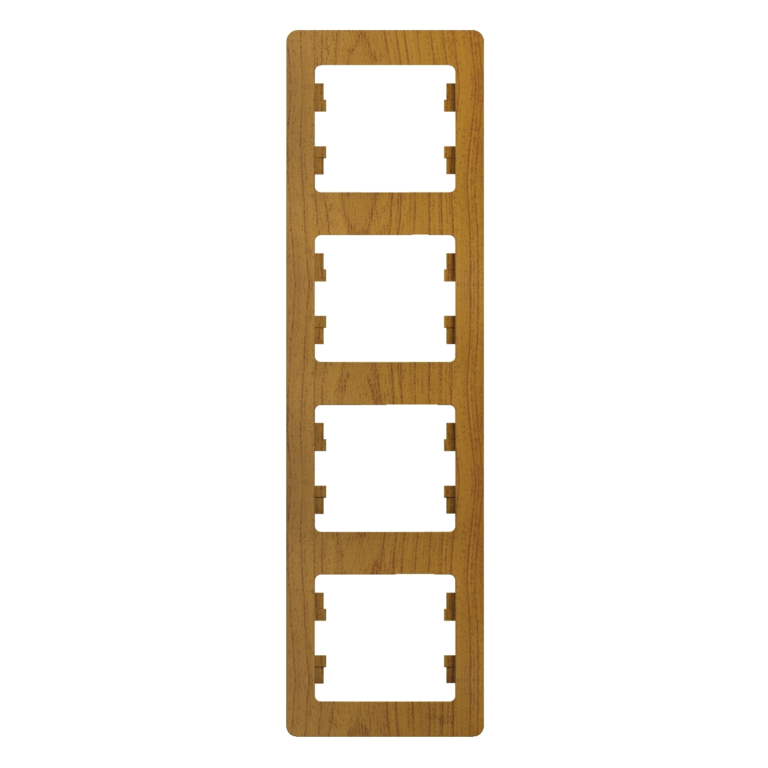 GSL000508 Рамка 4 поста , вертикальная, дуб Schneider Electric Glossa 