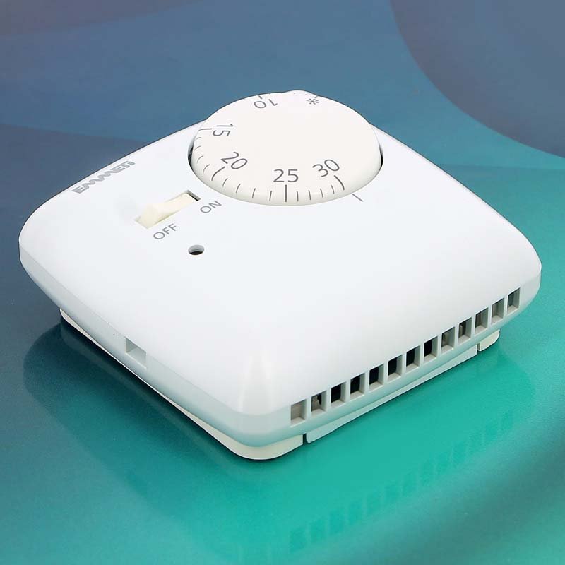 Термостат комнатный EMMETI "TERMEC" (10А, 230В), с выключателем "on"/"off" 2001018 - Вид №1