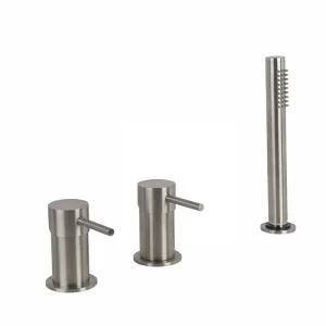 F3074/1 Смеситель к борту ванны FIMA CARLO FRATTINI Spillo Steel