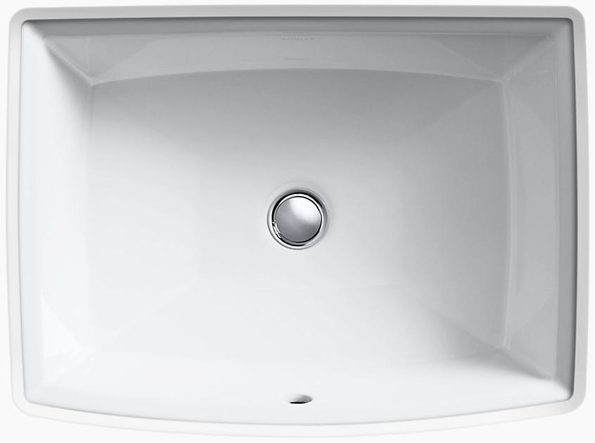 K-2355-K4 Накладная раковина под столешницу  прямоугольная Kohler  - Вид №2