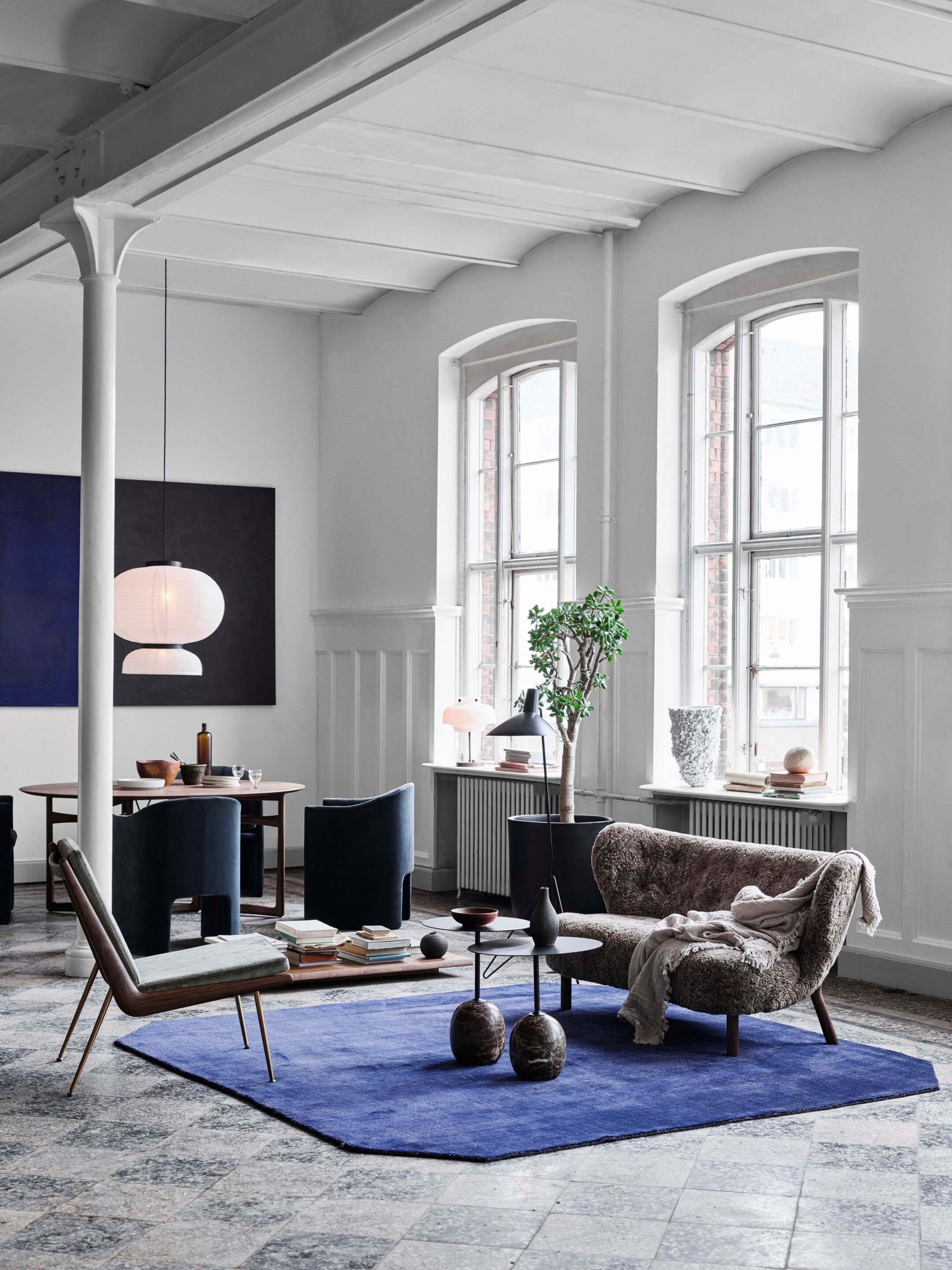 Рисовая бумага подвесной светильник In Stock &amp ARCH-00014268 - Вид №2