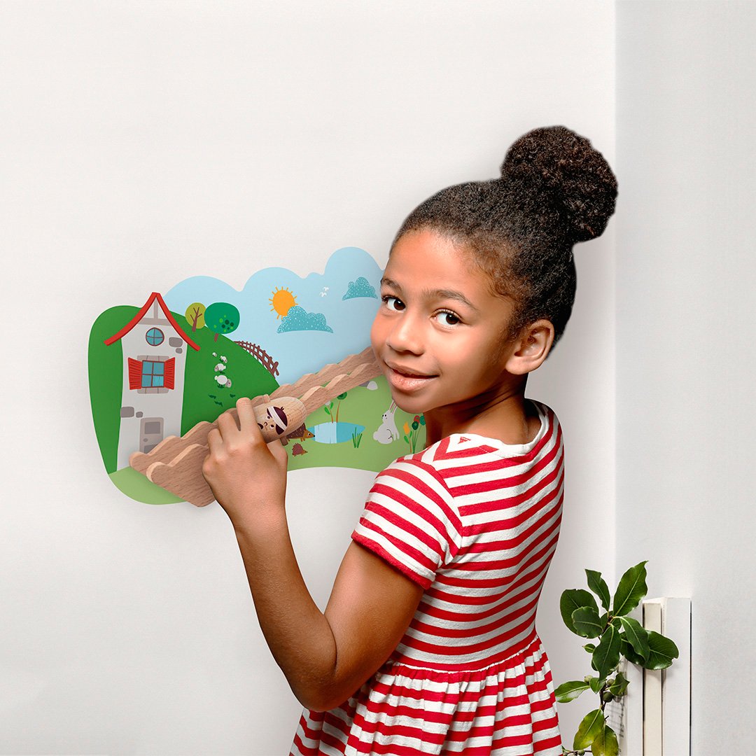 Развивающая игрушка на стену Vertiplay "Джек и Джилл" ORIBEL  322601 Разноцветный Santreyd  - Вид №1