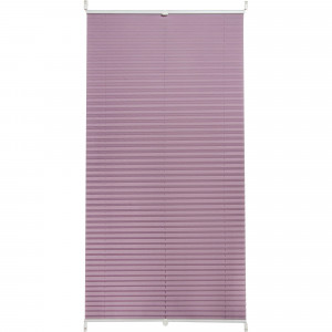 82057313 Штора плиссе «Плайн», 80х160 см, текстиль, цвет сиреневый