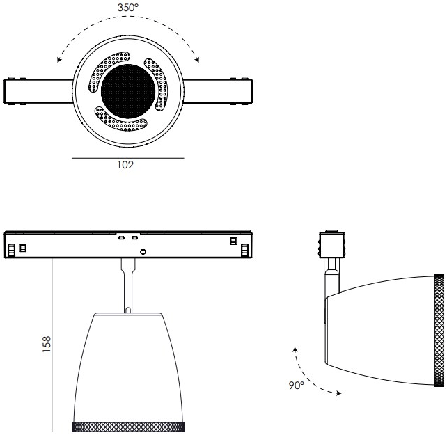 Olev Круглый регулируемый светодиодный прожектор Beam sun-id-1412433 - Вид №7