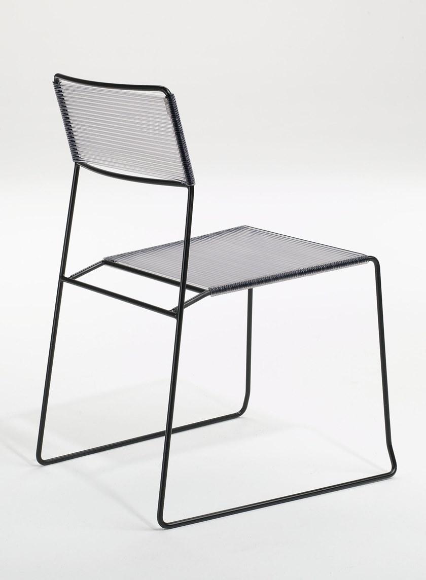 Inday Штабелируемый садовый стул из пластиковой веревки Log sun-id-1448744 - Вид №2