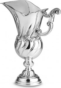 10581807 Schiavon Кувшин резной 30см "Барокко" (посеребрение) Посеребрение