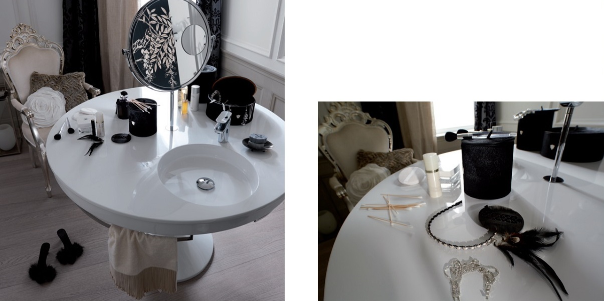 Комплект мебели YVAN цвет жемчужно белый Ypsilon VANITY FVBL - Вид №6