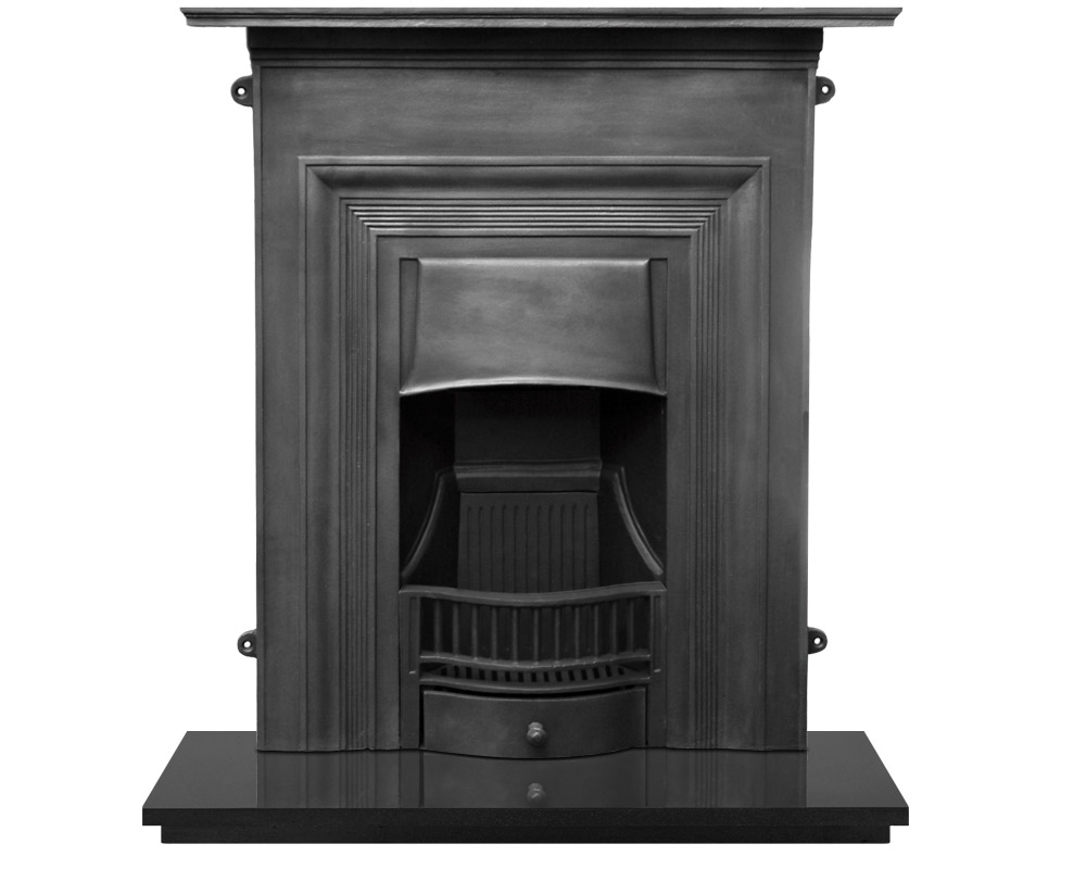 RX511 Оксфордский чугунный комбинированный камин Сarronheating  - Вид №1