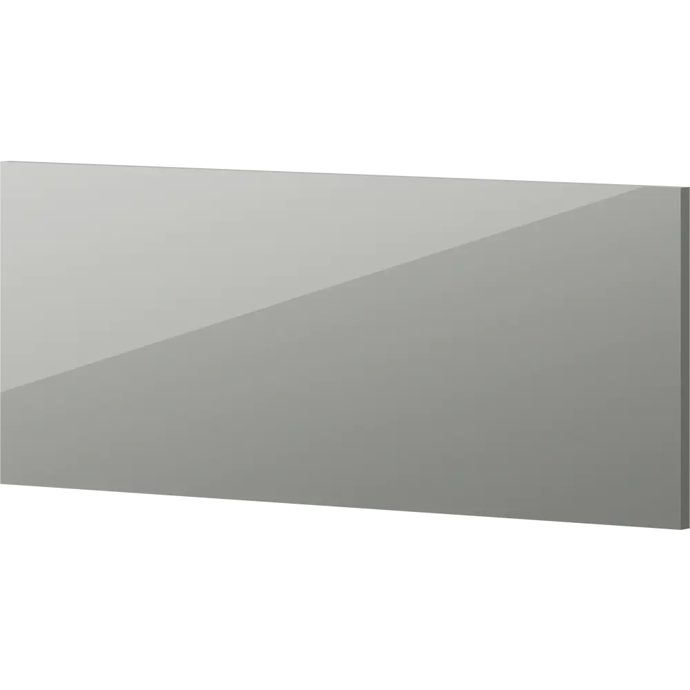 Фасад кухонный DELINIA ID Аша грей 79.7×25.3 см - глянцевый и практичный 85036547 STLM-0057840