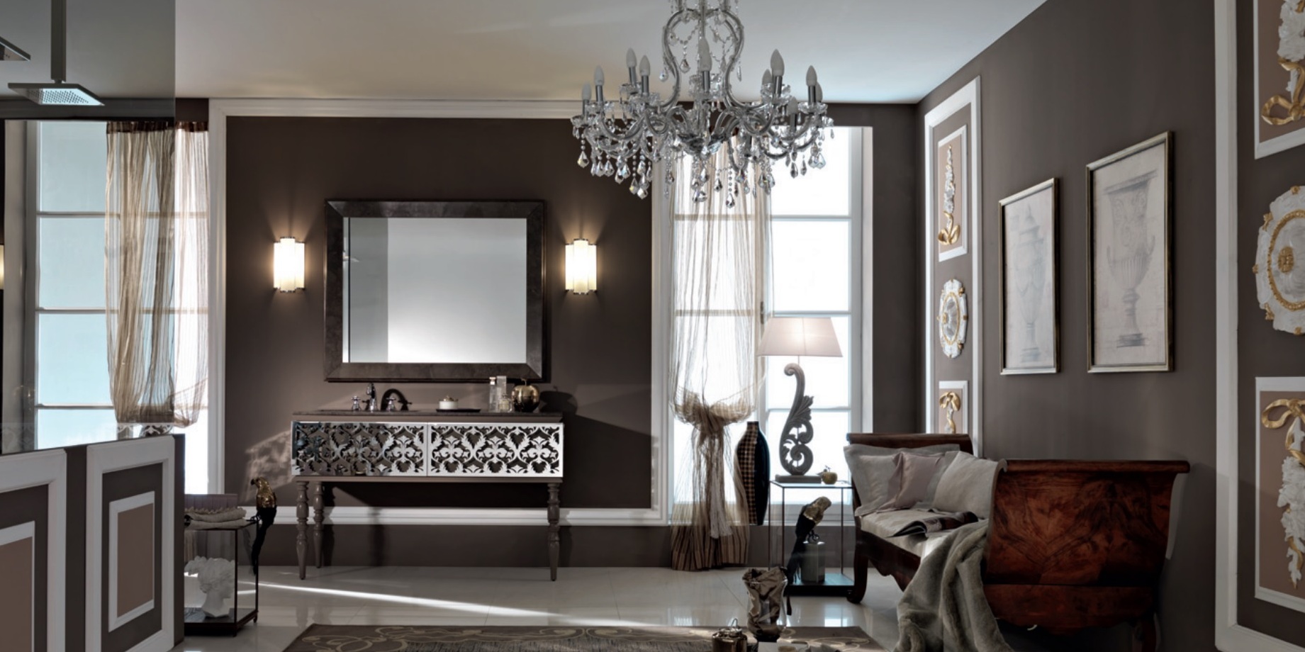 Комплект мебели Doll Damasco 144 из ценных пород дерева Ypsilon №1 YGD144 - Вид №1