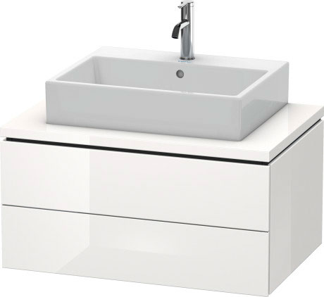 LC581708585 L-Cube Тумбочка для консоли Белый глянцевый лак Duravit - Вид №2
