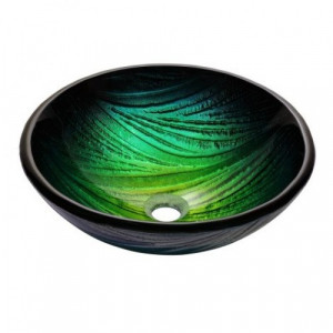 GV-391 Накладная раковина на столешницу  прямоугольная Krausru