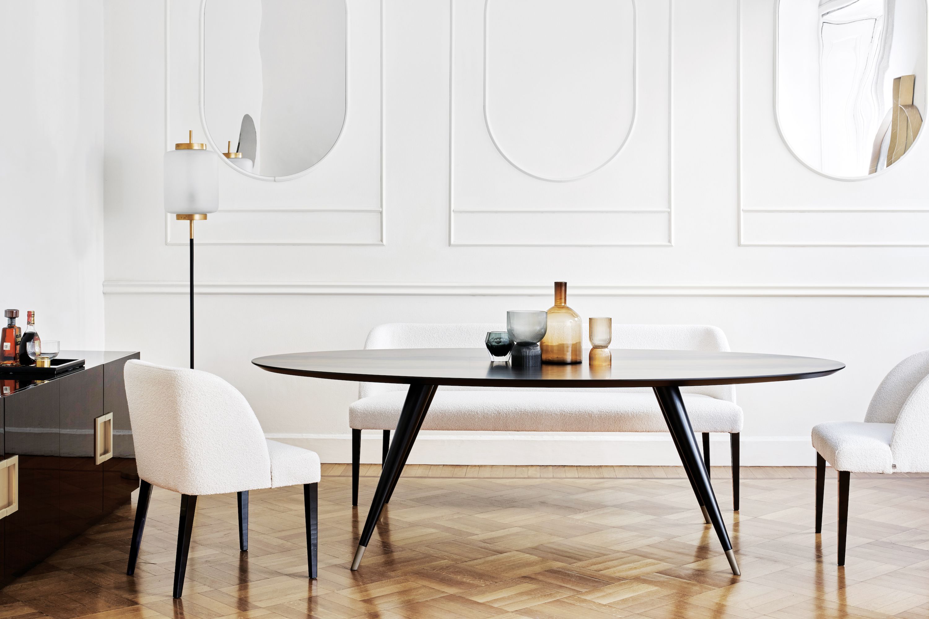 Мягкий стул из ткани DOM EDIZIONI COLETTE DINNER ARCH-00135635 - Вид №1