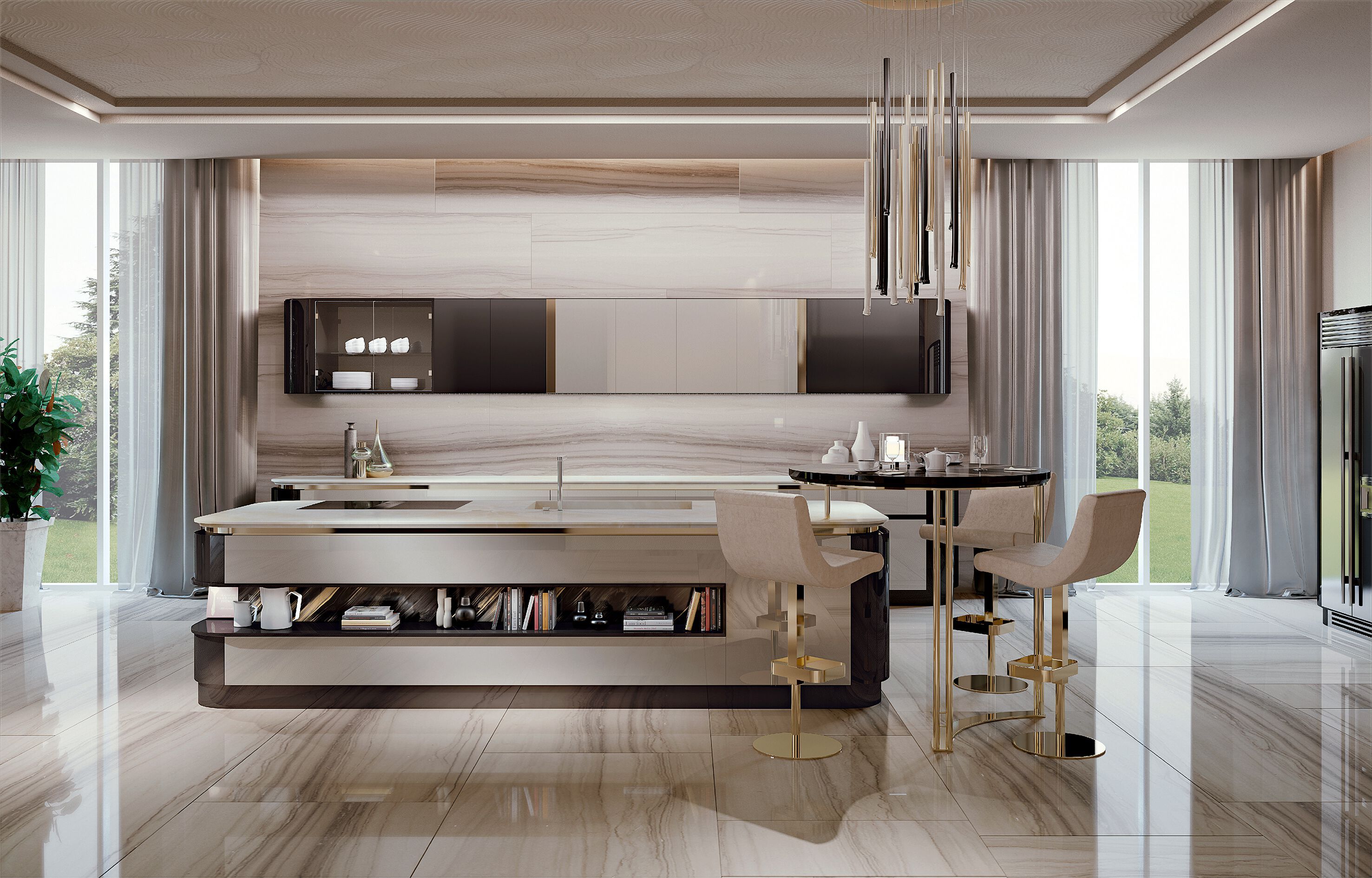 Кожаный мягкий стул Bizzotto Italia Atmosphera ARCH-00133225 - Вид №1