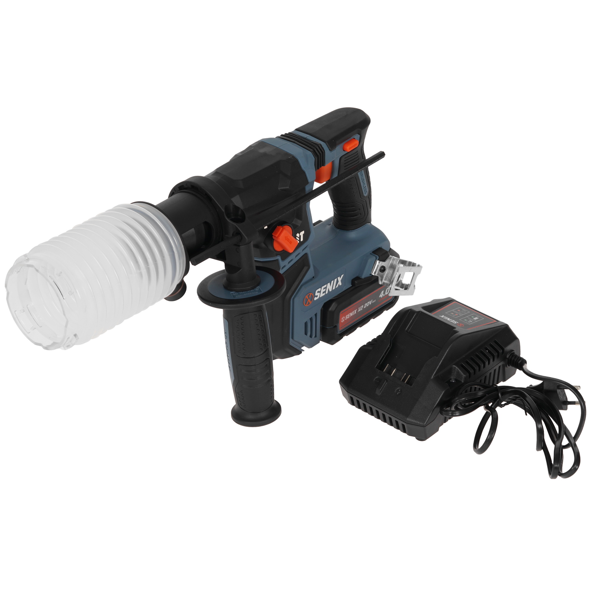 Перфоратор SENIX PDRX2-M2-EU SET 20 Volt Max X2 5446046 STDN-0002387 - Вид №1