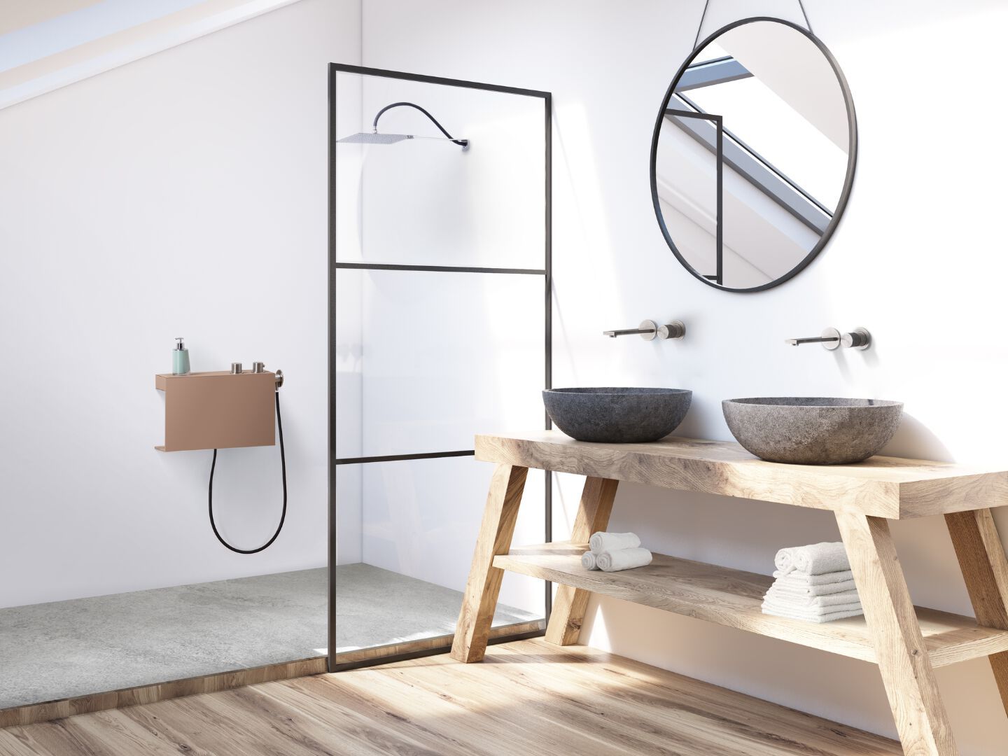 Набор для душа из нержавеющей стали с душем и ручным душем Cropelli Alyssia ARCH-00134548 - Вид №35