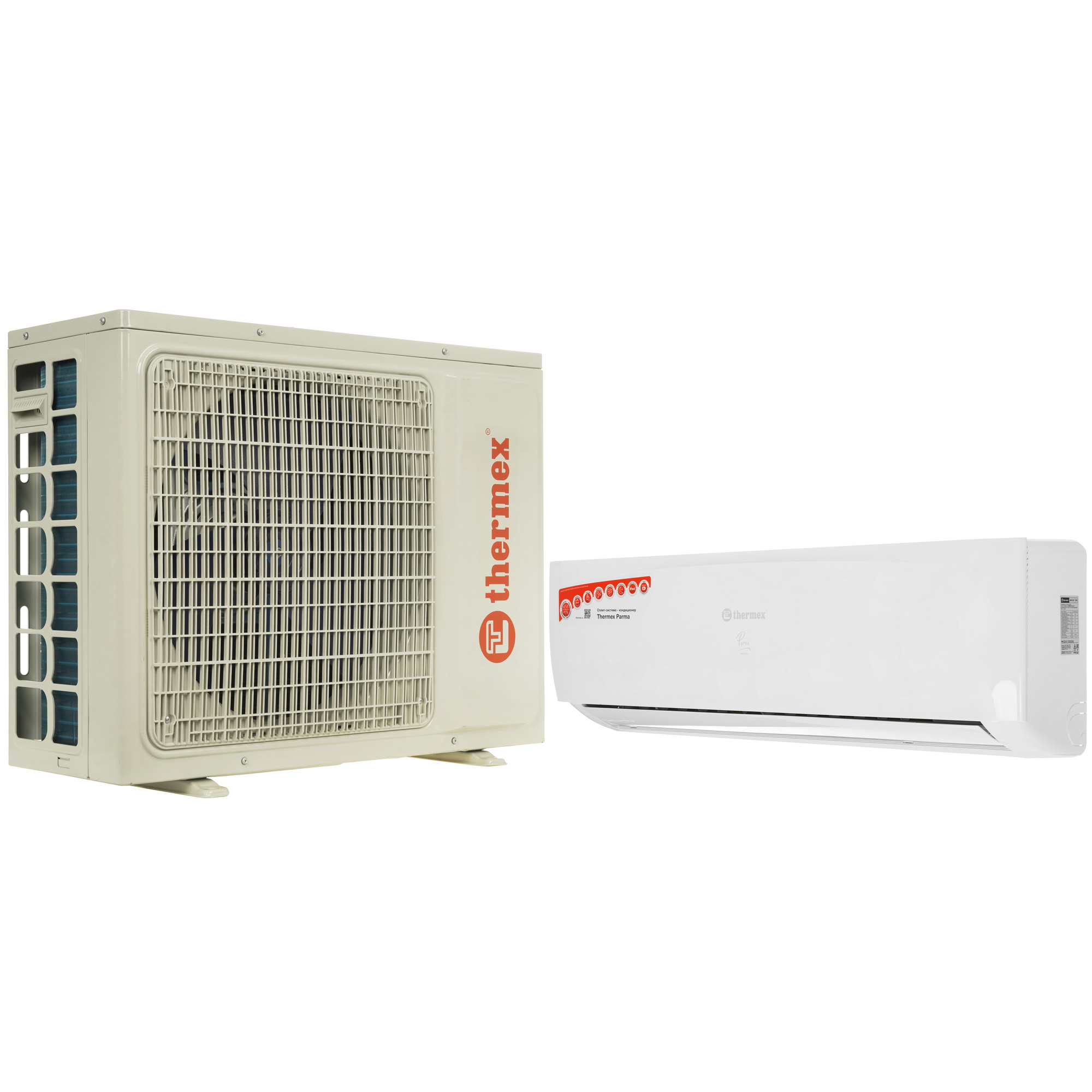 9095839 Кондиционер настенный сплит-система Thermex Parma 24 белый STDN-0048519