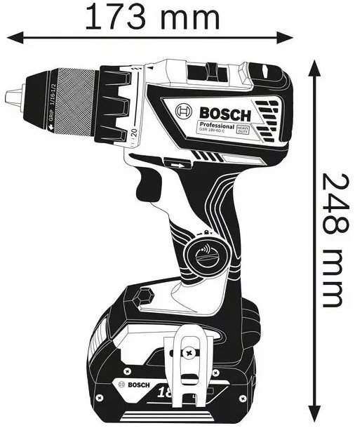 BOSCH PROFESSIONAL Аккумуляторная дрель-шуруповерт sun-id-1345127 - Вид №1