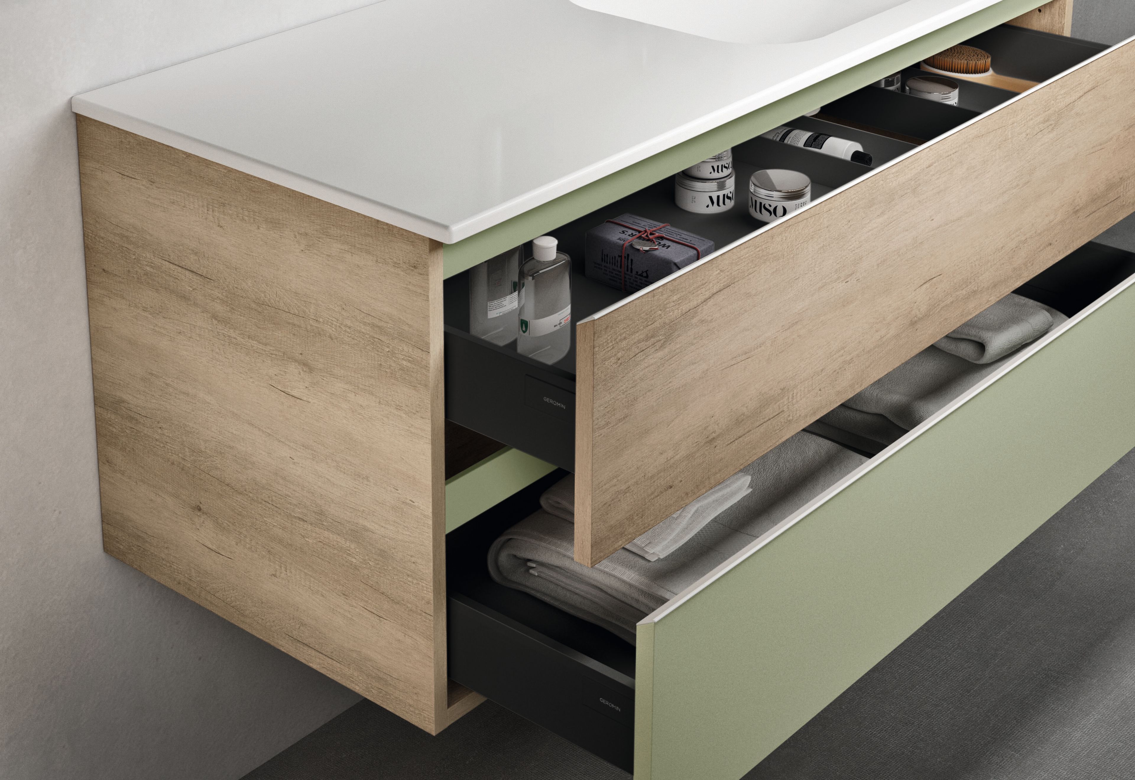 Одноместный подвесной умывальник с ящиками Gruppo Geromin Change ARCH-00136724 - Вид №1