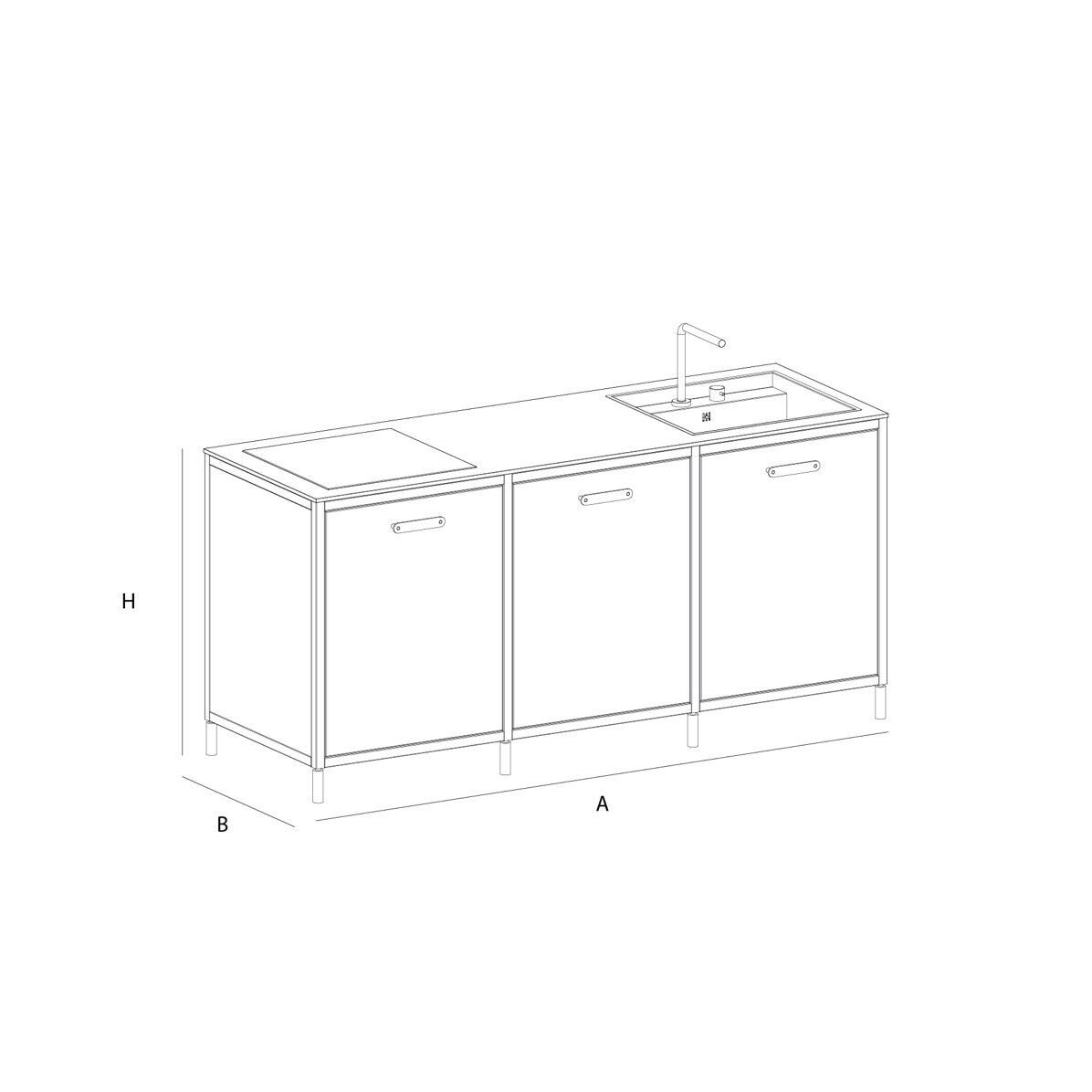 Наружная кухня из нержавеющей стали Lando ARCADIA ARCH-00093983 - Вид №5