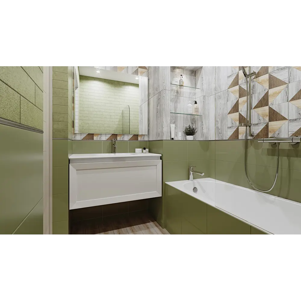 Керамогранит Wood «Гео» 60x15 см, 4 шт BELANI STLM-2001061 - Вид №4