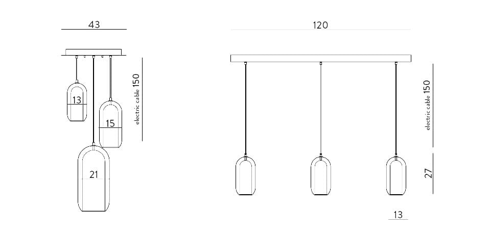 Подвесной светильник из дутого стекла Cangini & Tucci Aeron ARCH-00086105 - Вид №6
